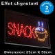 Enseigne Lumineuse Led "SNACK"
