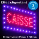 Enseigne Lumineuse "CAISSE"
