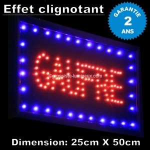 Enseigne Lumineuse "GAUFRE"