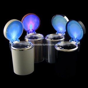 Cendrier lumineux "Bleu Elecrtric"