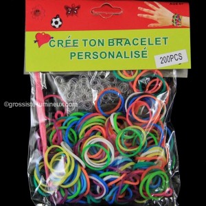 Bracelet d'&eacute;lastique "Multicolore"