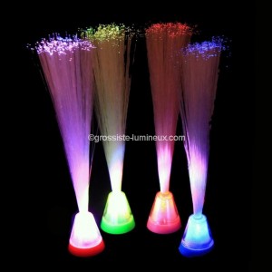 D&eacute;cor lumineux style "fibre"