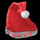 Bonnet de No&euml;l lumineux "Flocons"