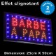 Enseignes Lumineuse "BARBE A PAPA"