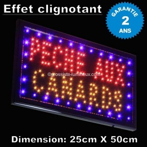 Enseigne Lumineuse PECHE AUX CANARDS