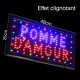 Enseigne Lumineuse "POMME D'AMOUR"