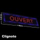 Enseigne Lumineuse "OUVERT 1Mètre" 