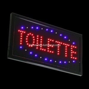 Enseigne Lumineuse "TOILETTE"