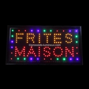 Enseigne Lumineuse Frites Maison