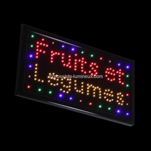 Enseigne Lumineuse leds "FRUITS ET LEGUMES"