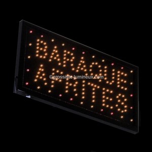 Enseigne Lumineuse led "BARAQUE A FRITES"