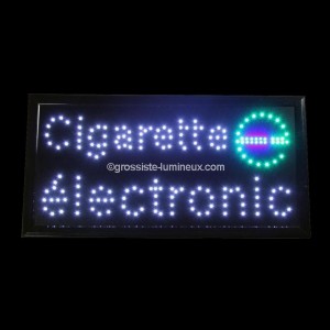 Enseigne Lumineuse led "CIGARETTE ELECTRONIQUE"