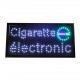 Enseigne Lumineuse led "CIGARETTE ELECTRONIQUE"