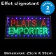 Enseigne Lumineuse "PLAT A EMPORTER"