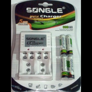 Chargeur de Piles AA, AAA, 9V